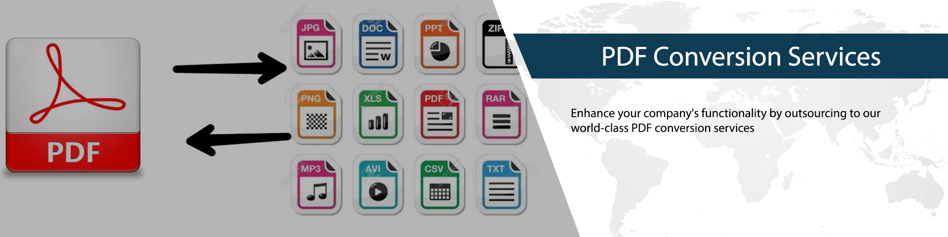 Outsource PDF Conversion Services India PDF To Word Excel Conversion