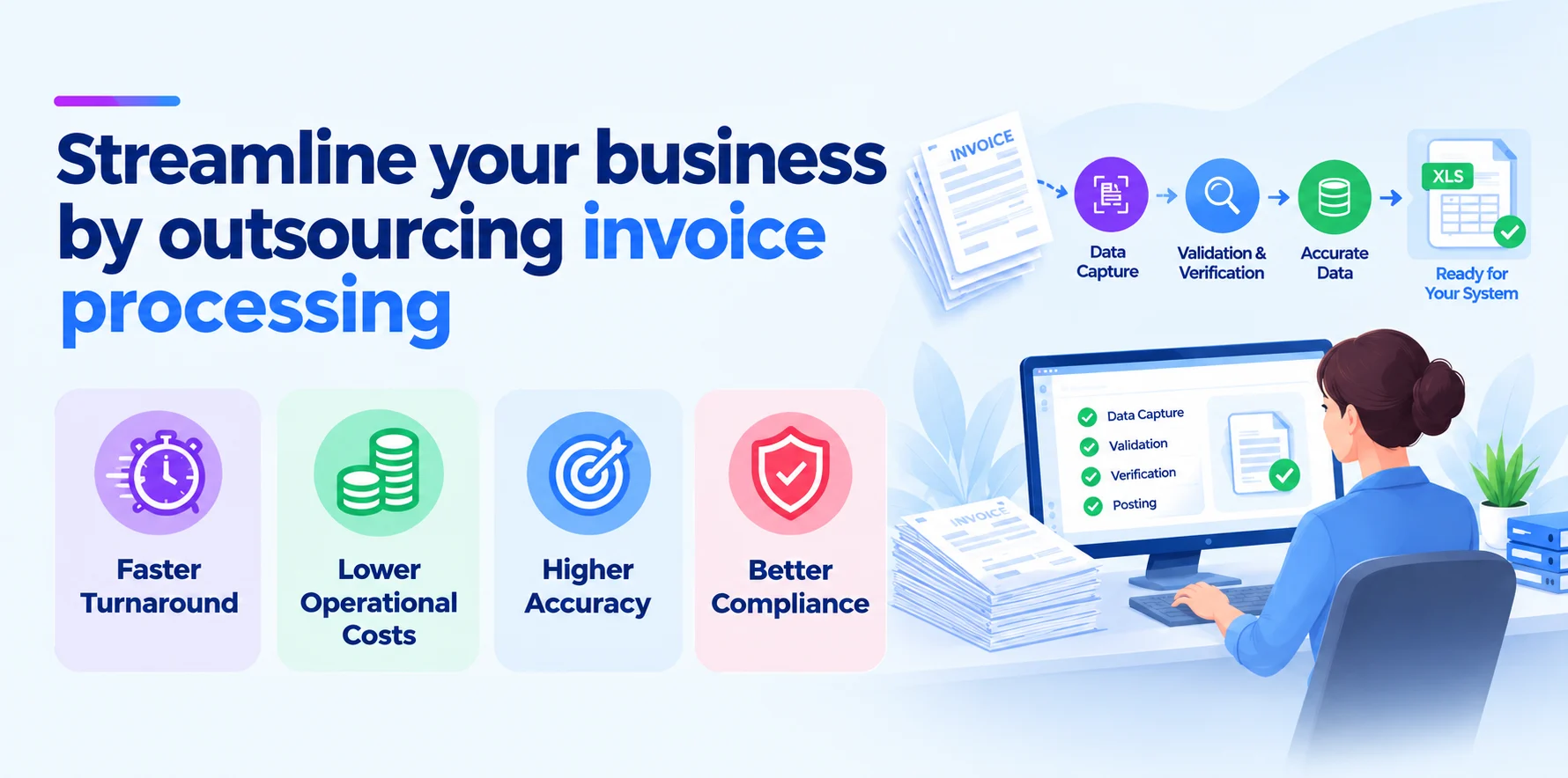 Streamline your business by outsourcing invoice processing